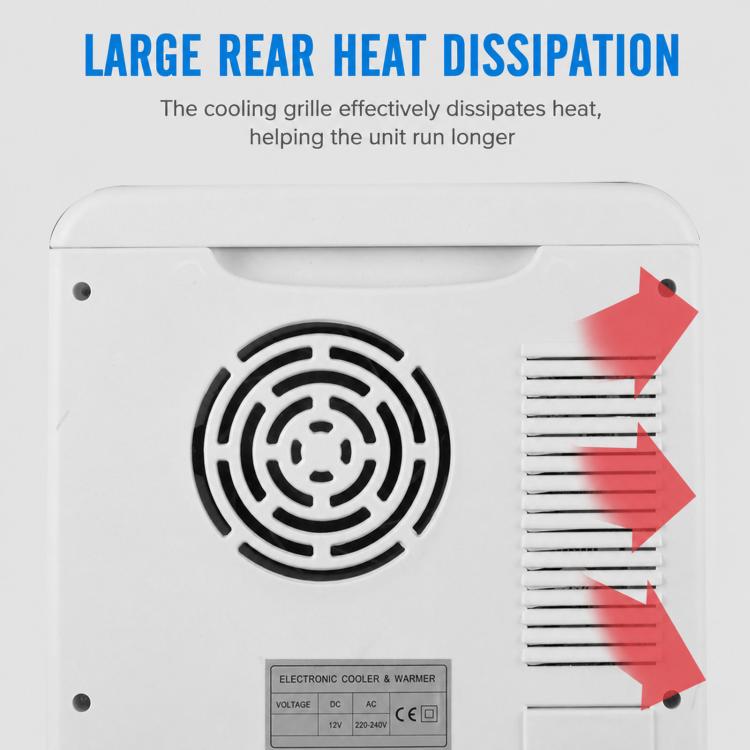 Vertical Mini Car Fridge Household Cooling & Warming Box For Cosmetics And Beverages US Plug