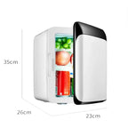 Vertical Mini Car Fridge Household Cooling & Warming Box For Cosmetics And Beverages US Plug