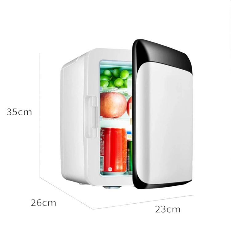 Vertical Mini Car Fridge Household Cooling & Warming Box For Cosmetics And Beverages US Plug