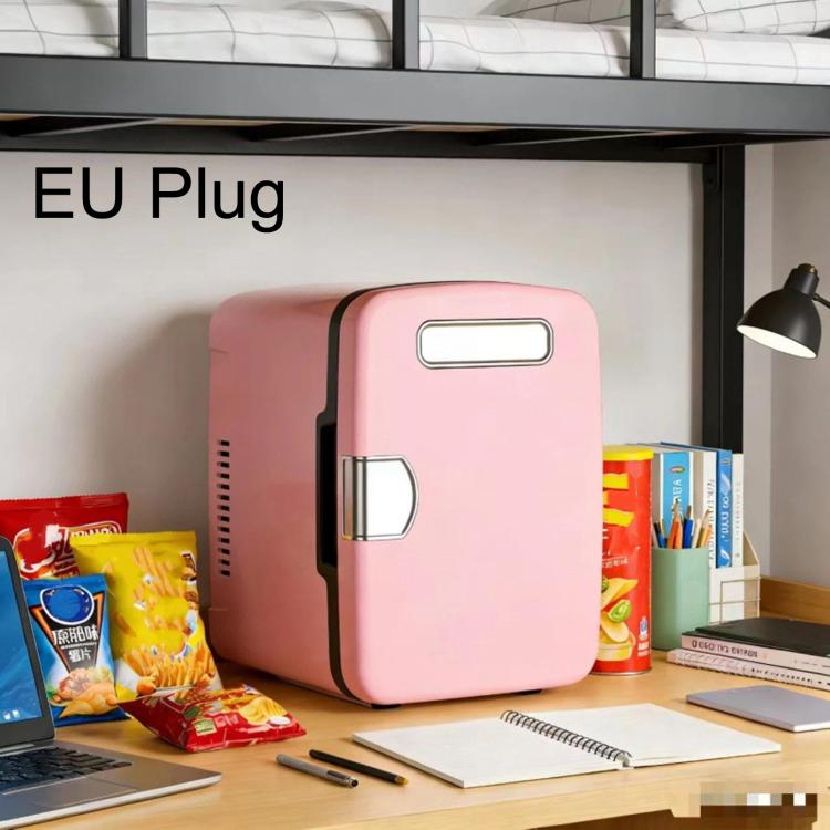 Portable Mini Car Fridge Cooling Box For Dorm Cosmetics & Beverages — US Plug