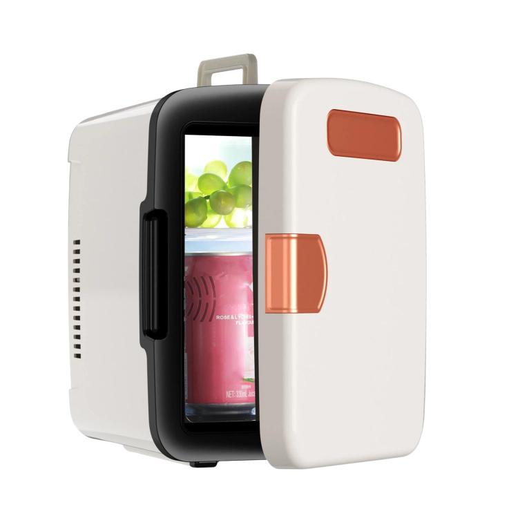 Portable Mini Car Fridge Cooling Box For Dorm Cosmetics & Beverages