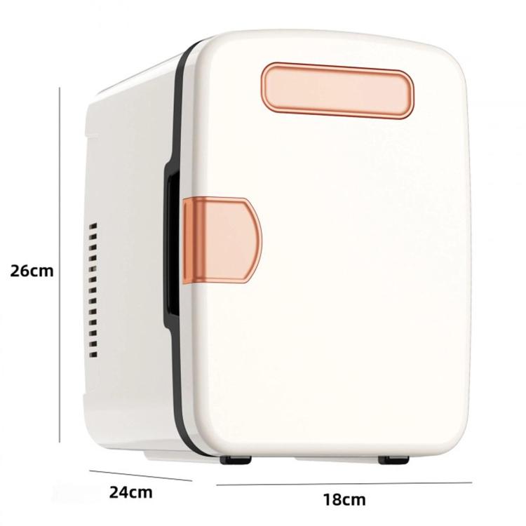 Portable Mini Car Fridge Cooling Box For Dorm Cosmetics & Beverages