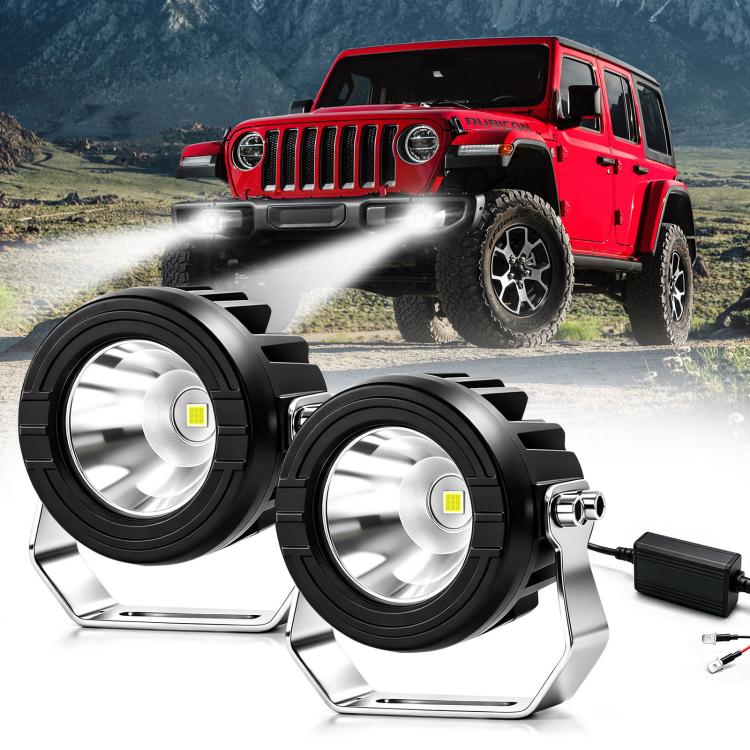 36W 3-Inch Round High-Power Car Truck Spotlight