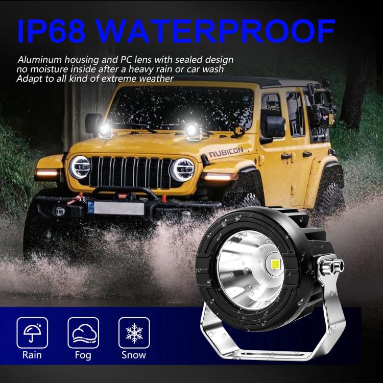 36W 3-Inch Round High-Power Car Truck Spotlight