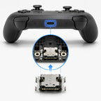 For Switch 2 Pro Controller USB-C Charger Port Socket Dock Connector Repair Part
