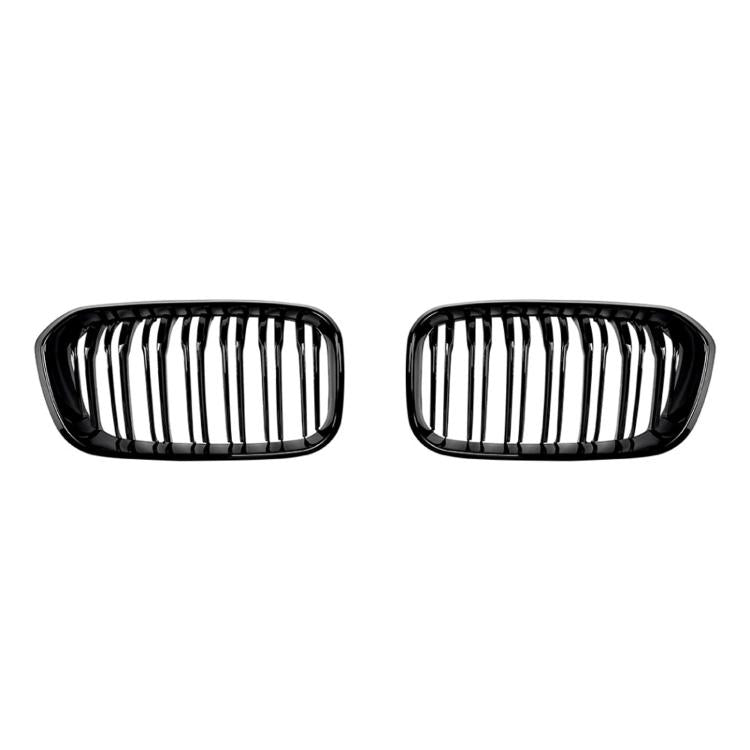 For BMW 1 Series F20 F21 LCI 2015-2019 Vertical Slat Front Grille — Single Line