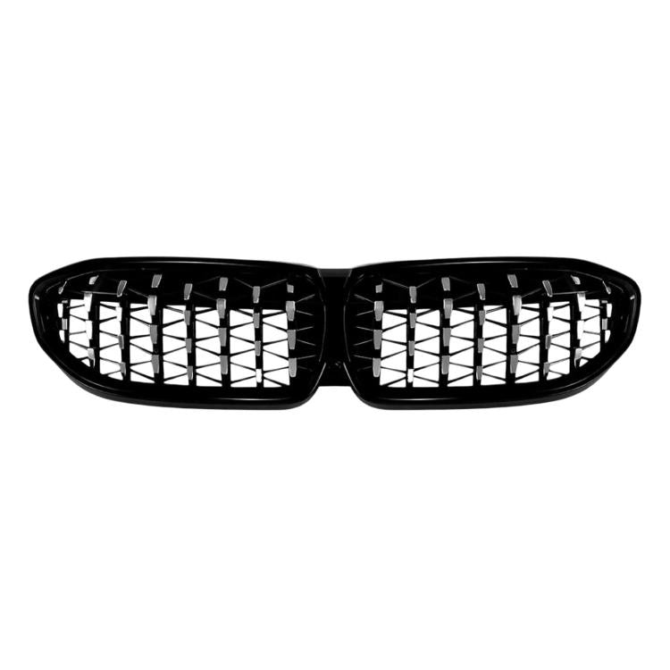For BMW 3 Series G20 / G21 / G28 2019-2022 Car Front Grille Modification Parts — Black