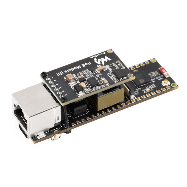 WAVESHARE ESP32-S3 ETH Development Board, 10/100Mbps RJ45 Ethernet Port, Wi-Fi & Bluetooth Support, 240MHz Dual Core Processor