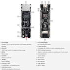 WAVESHARE ESP32-S3 ETH Development Board, 10/100Mbps RJ45 Ethernet Port, Wi-Fi & Bluetooth Support, 240MHz Dual Core Processor