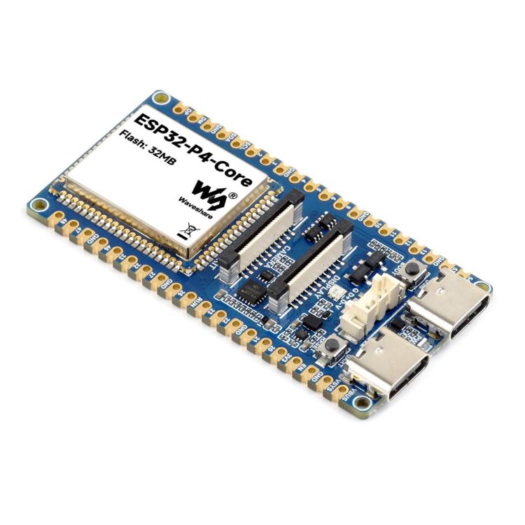 WAVESHARE ESP32-P4-Core Development Board, Equipped With RISC-V 32-Bit Dual-Core And Single-Core Processors, Supports USB OTG 2.0 HS