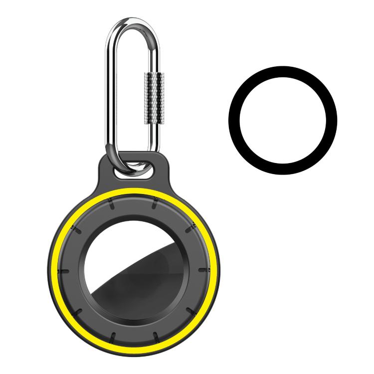 For AirTag 2nd Gen / AirTag 1st Gen Secure Twist Lock Protective Cover with Screw Lock Carabiner