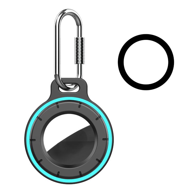 For AirTag 2nd Gen / AirTag 1st Gen Secure Twist Lock Protective Cover with Screw Lock Carabiner