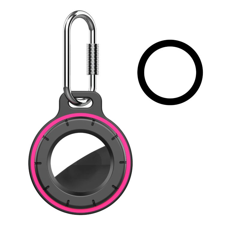 For AirTag 2nd Gen / AirTag 1st Gen Secure Twist Lock Protective Cover with Screw Lock Carabiner