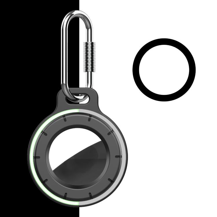 For AirTag 2nd Gen / AirTag 1st Gen Secure Twist Lock Protective Cover with Screw Lock Carabiner