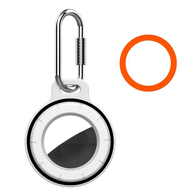 For AirTag 2nd Gen / AirTag 1st Gen Secure Twist Lock Protective Cover with Screw Lock Carabiner