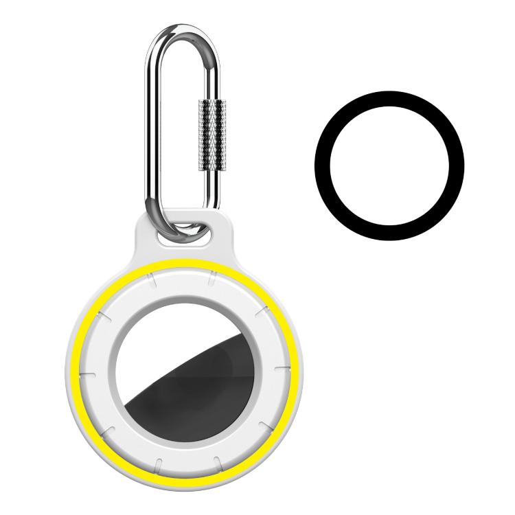 For AirTag 2nd Gen / AirTag 1st Gen Secure Twist Lock Protective Cover with Screw Lock Carabiner