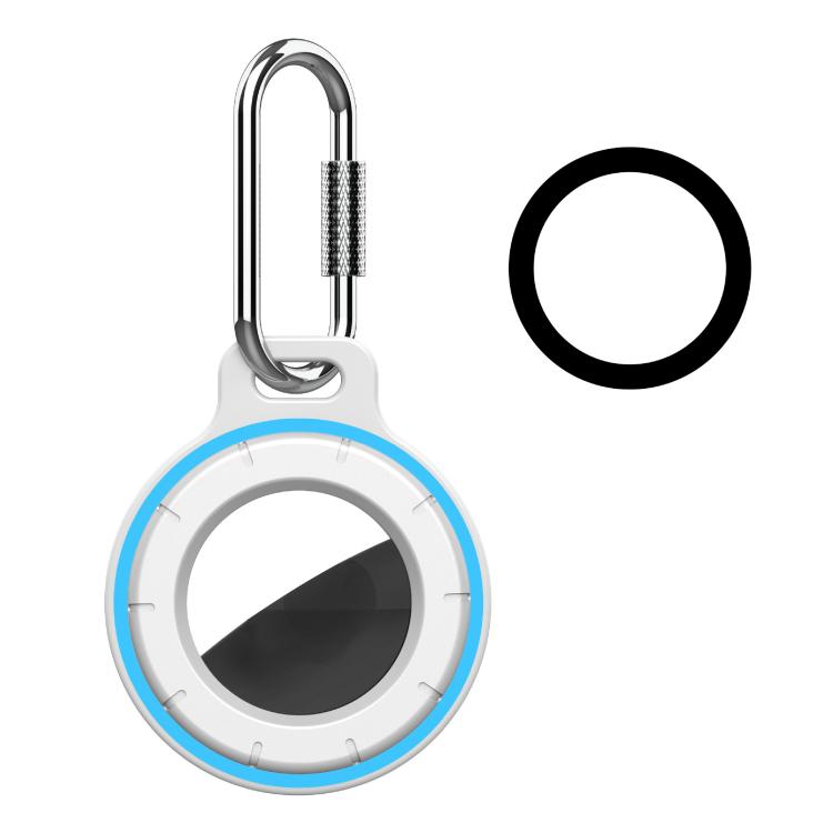 For AirTag 2nd Gen / AirTag 1st Gen Secure Twist Lock Protective Cover with Screw Lock Carabiner