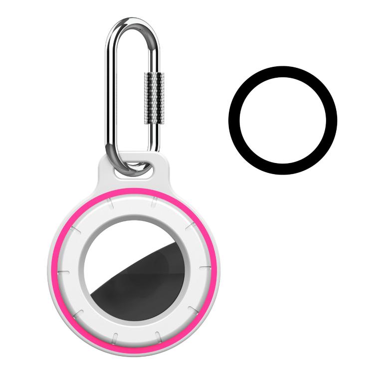 For AirTag 2nd Gen / AirTag 1st Gen Secure Twist Lock Protective Cover with Screw Lock Carabiner