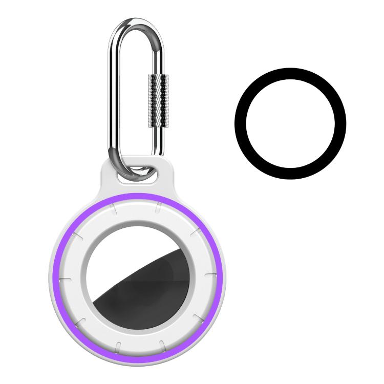 For AirTag 2nd Gen / AirTag 1st Gen Secure Twist Lock Protective Cover with Screw Lock Carabiner