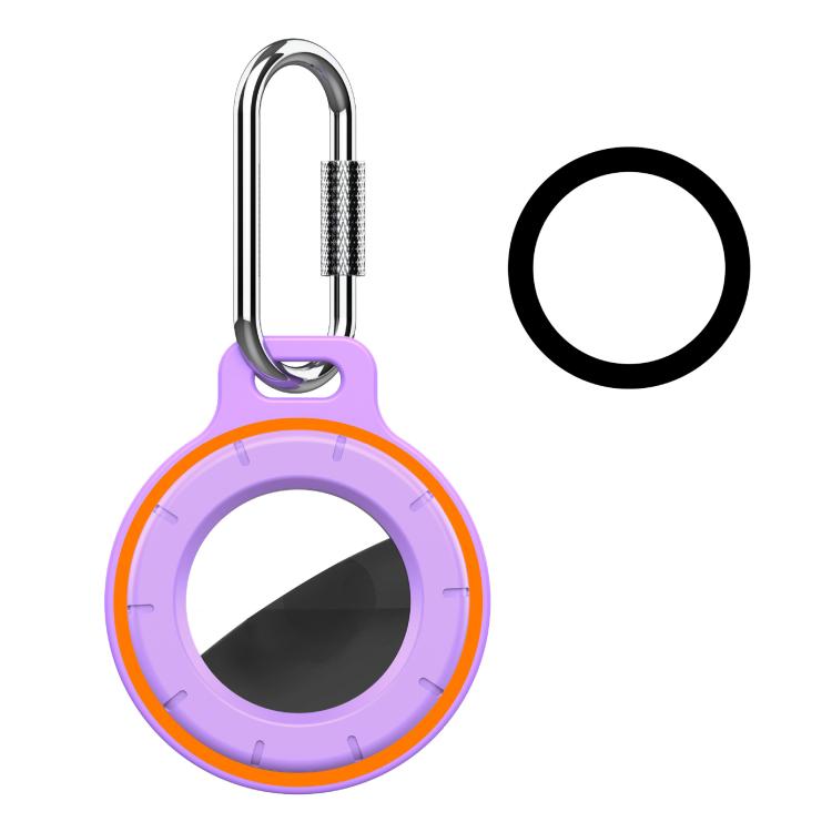 For AirTag 2nd Gen / AirTag 1st Gen Secure Twist Lock Protective Cover with Screw Lock Carabiner