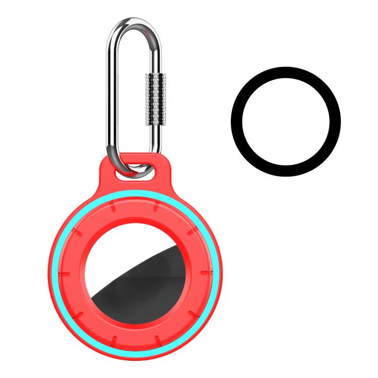 For AirTag 2nd Gen / AirTag 1st Gen Secure Twist Lock Protective Cover with Screw Lock Carabiner