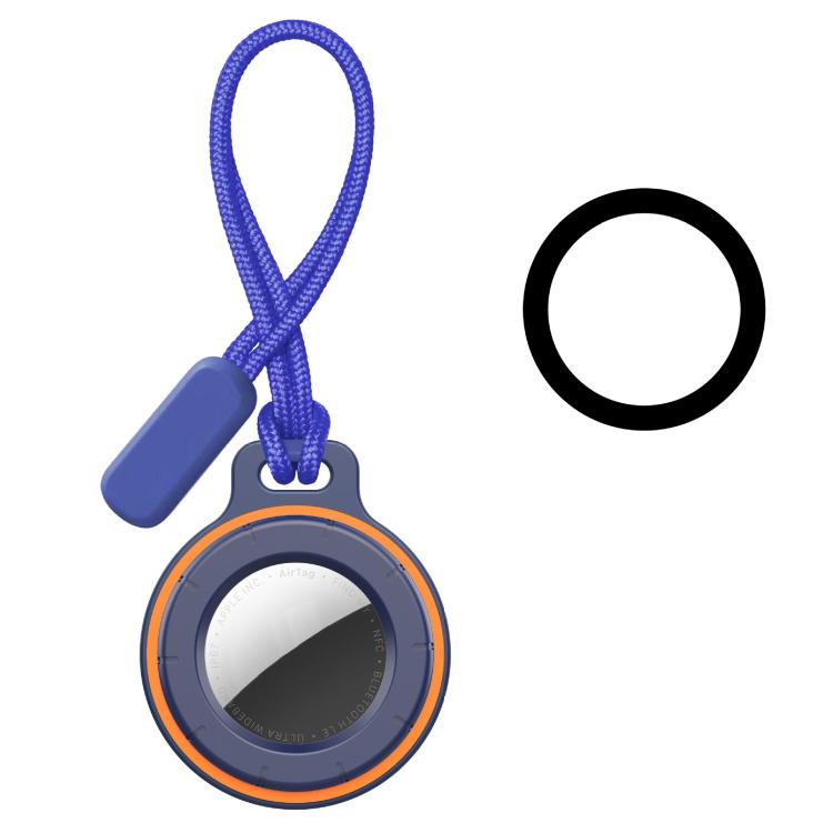 For AirTag 2nd Gen / AirTag 1st Gen Secure Twist Lock Protective Cover with Loop Lanyard