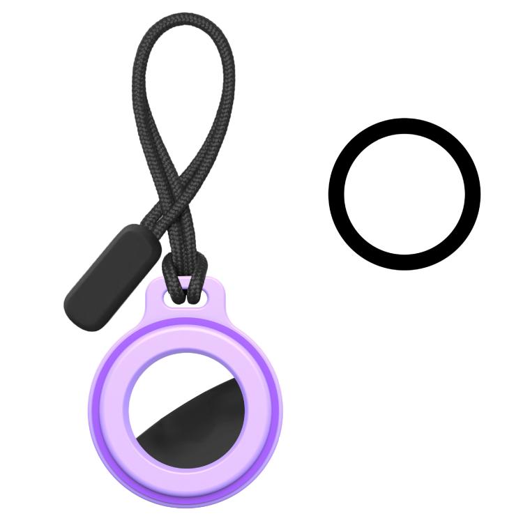 For AirTag 2nd Gen / AirTag 1st Gen Secure Twist Lock Protective Cover with Loop Lanyard