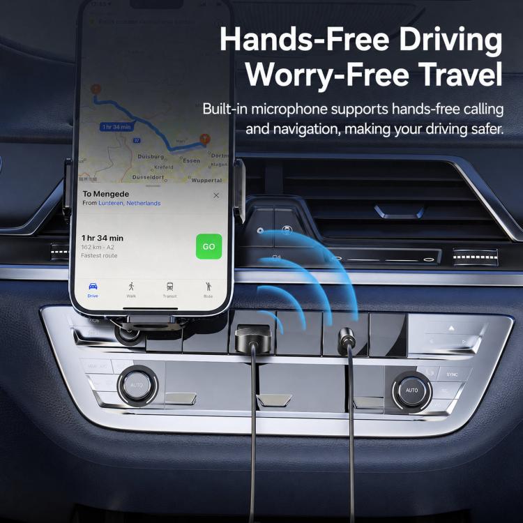 Toocki Bluetooth 5.4 Aux Adapter 3.5mm Receiver USB Powered Wireless Audio Dongle with Mic — view 3