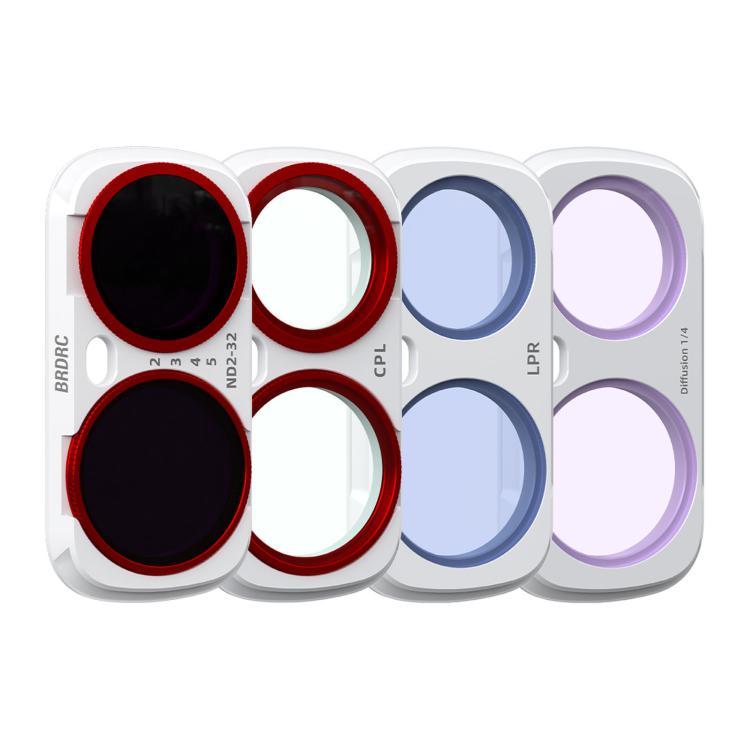 For Insta360 Luna Ultra BRDRC Magnetic Filter — CPL + Black Soft + Adjustable VND Filter