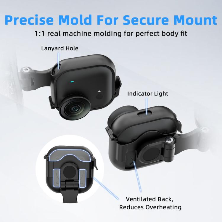 Insta360 Go Ultra Flymile Magnetic Backpack Shoulder Strap Clip — view 5