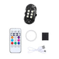 Remote Control Strobe Light For Cars & Motorcycles Wire-Free LED Warning Light For Drones
