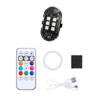 Remote Control Strobe Light For Cars & Motorcycles Wire-Free LED Warning Light For Drones