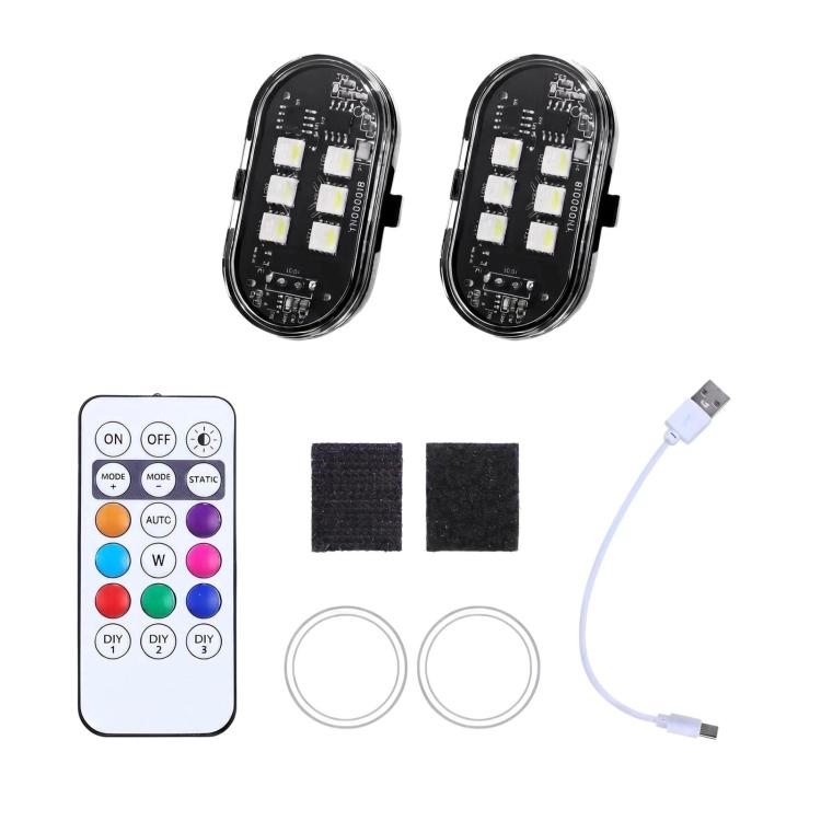 Remote Control Strobe Light For Cars & Motorcycles Wire-Free LED Warning Light For Drones — 1 Light