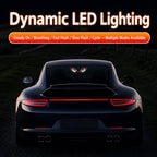 Suction Cup Blinking Solar Car Light Dynamic Multi-Mode LED Window Warning Light
