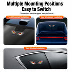 Suction Cup Blinking Solar Car Light Dynamic Multi-Mode LED Window Warning Light