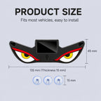 Suction Cup Blinking Solar Car Light Dynamic Multi-Mode LED Window Warning Light