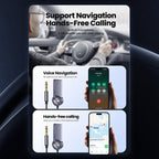 Toocki Bluetooth 5.4 Car AUX Adapter Coiled USB to 3.5mm Jack Wireless Audio Receiver with Mic — view 3