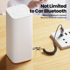 Toocki Bluetooth 5.4 Car AUX Adapter Coiled USB to 3.5mm Jack Wireless Audio Receiver with Mic — view 4