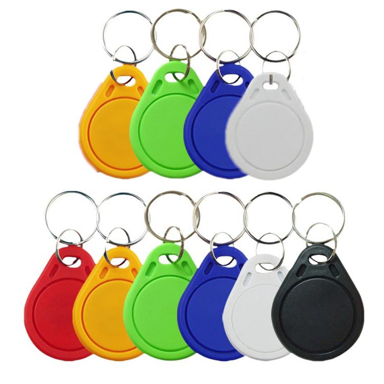 10pcs UID Keychain 13.56MHZ Access Control Card Rewritable IC Blank Copy Elevator Card