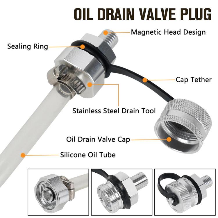 Car Modification Quick-rotating Aluminum Alloy Drain Valve