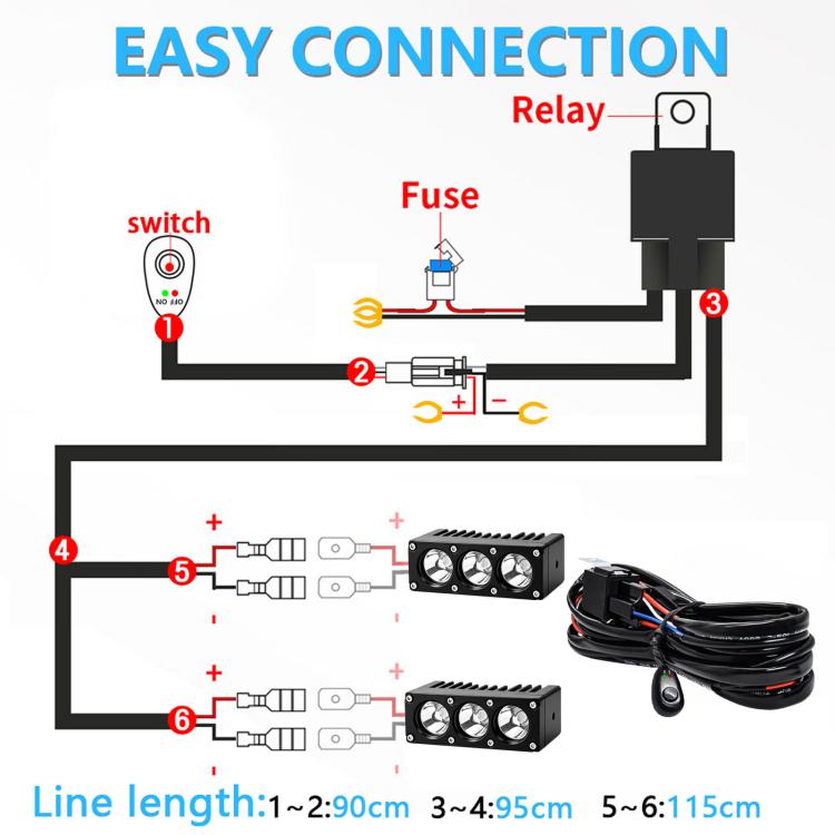 42W High-Power Car Truck Grille Spotlight