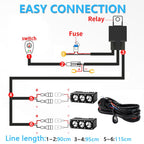 42W High-Power Car Truck Grille Spotlight