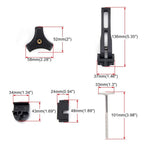 Pickup Truck Bed Cover T-type Three-fold Fixing Clamp Bolt Fastener Accessories