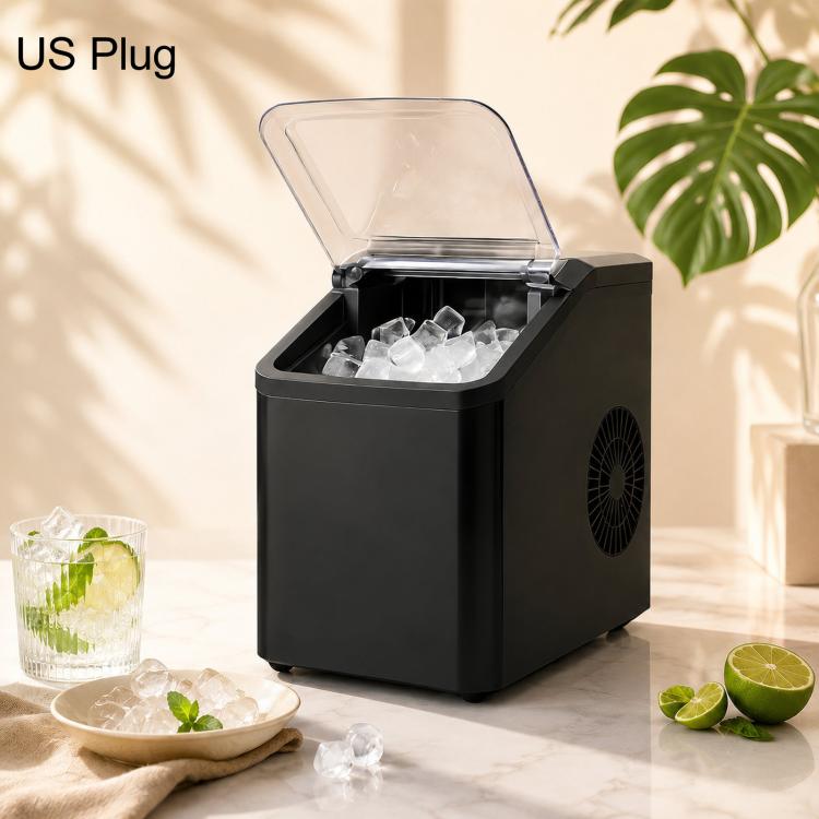 Portable Ice Maker Countertop 9 Cubes In 6-8 Mins Compact Ice Machine For RV Home — UK Plug 220V