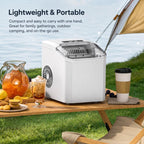 Portable Ice Maker Countertop 9 Cubes In 6-8 Mins Compact Ice Machine For RV Home