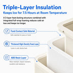 Portable Ice Maker Countertop 9 Cubes In 6-8 Mins Compact Ice Machine For RV Home