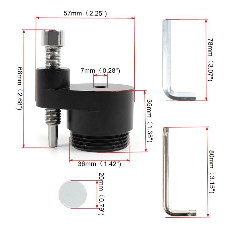 Car Clutch Belt Removal Tool For 17-23 Can-Am Maverick X3 — Silver
