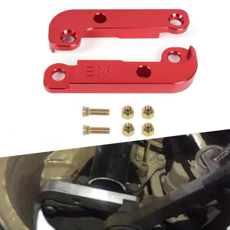 For BMW E36 Aluminum Alloy Steering Lock Retrofit Adapter — Red