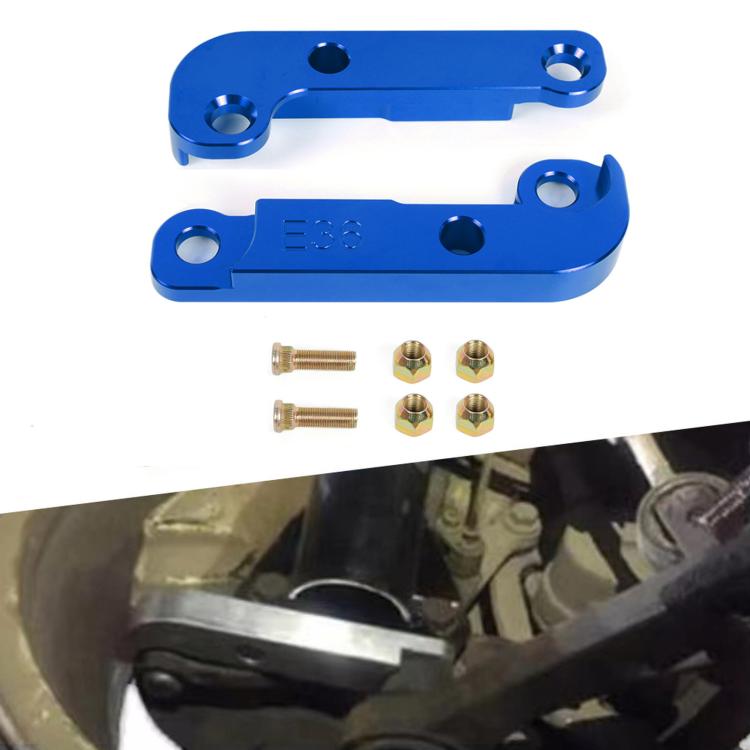 For BMW E36 Aluminum Alloy Steering Lock Retrofit Adapter — Blue