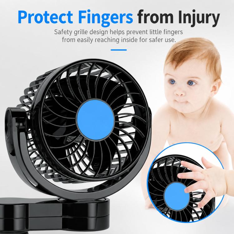 Powerful Rear Seat Cooling Car Fan — view 5